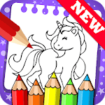 Draw colouring pages for Unicorn for PC Draw colouring pages for Unicorn for PC