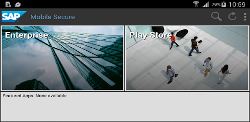 SAP Mobile Secure for Android PC screenshot