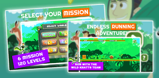 Wild Kratts Panther Power Run PC screenshot Wild Kratts Panther Power Run PC screenshot