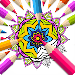 Mandala Coloring Games-Antistress Book icon