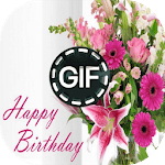 Flowers Birthday Animated Images Gif for PC