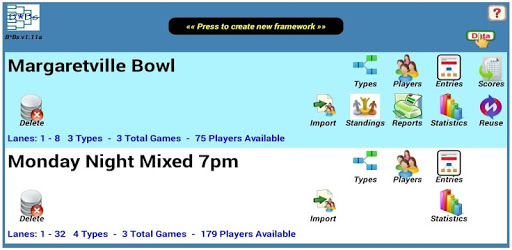 Bowling Brackets Sidepots PC screenshot Bowling Brackets Sidepots PC screenshot