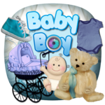 Baby Boy Scrap Photo Frames for PC