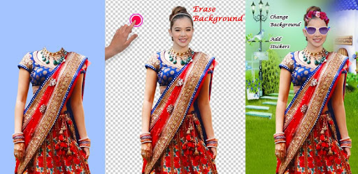 Bridal Lehenga Dress - Women Lehenga Photo Editor PC screenshot
