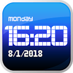 Big Digital Clock Live Wallpaper icon
