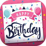 Birthday Party Invitation Card Greeting Card Maker icon