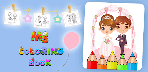 Bride And Groom Wedding Coloring Pages Game PC screenshot Bride And Groom Wedding Coloring Pages Game PC screenshot