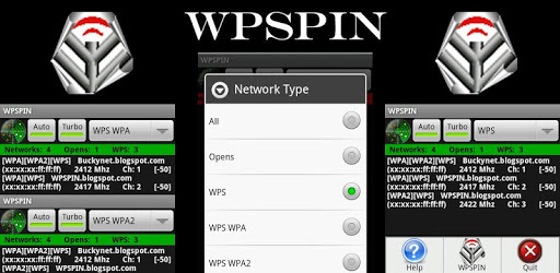 WPSPIN. WPS Wireless Scanner. PC screenshot