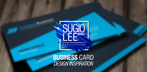 Business card design PC screenshot