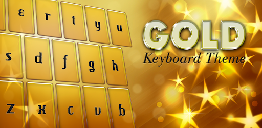 Gold Keyboard Theme PC screenshot Gold Keyboard Theme PC screenshot