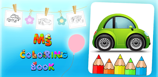 Kids Coloring Pages For Cars PC screenshot
