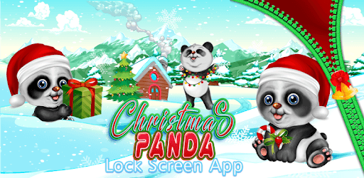 Christmas Panda Lock Screen App PC screenshot Christmas Panda Lock Screen App PC screenshot