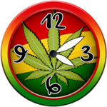 Weed Analog Clock Widget for PC Weed Analog Clock Widget for PC