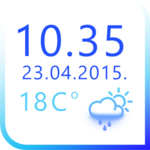 Clean Digital Clock icon