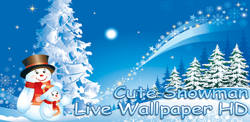 Cute Snowman Live Wallpaper HD PC screenshot