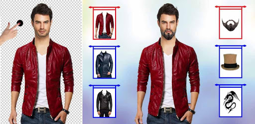 Man Leather Coat Photo Editor PC screenshot