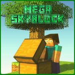 MAP Mega Skyblock for MCPE for PC