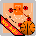 Basketball playbook icon