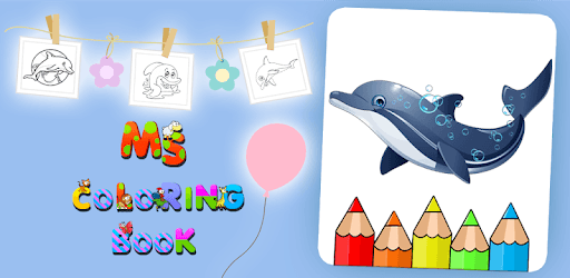 Dolphins Coloring Book PC screenshot