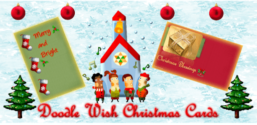 Christmas Cards 4 Doodle Text PC screenshot