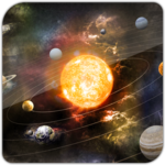 Solar system planet:  3D Universe Simulator icon