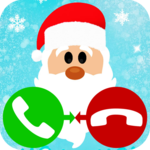fake call Christmas game icon