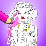 Fashion MakeUp Coloring Pages icon