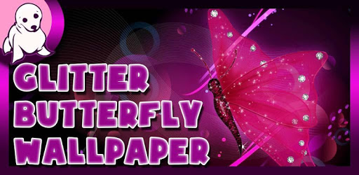 Glitter Butterfly Wallpaper PC screenshot
