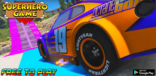 Superheroes Canyon Stunts Racing Cars PC screenshot Superheroes Canyon Stunts Racing Cars PC screenshot