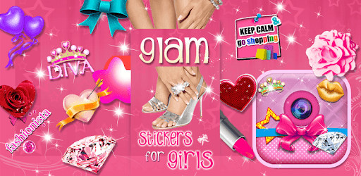 Glam Photo Stickers for Girls PC screenshot