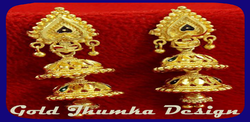 Gold Jhumka Design PC screenshot