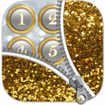 Zipper Lock Screen Glitter icon