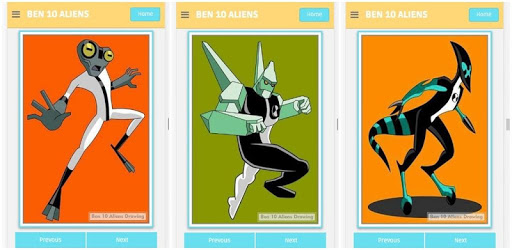 How to Draw Ben10 All Aliens Step by Step Offline PC screenshot How to Draw Ben10 All Aliens Step by Step Offline PC screenshot