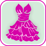 How to Draw A Dress Step by Step Easy icon
