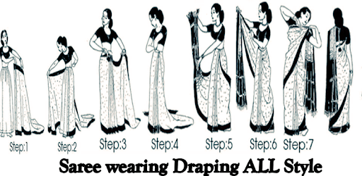 How to wear Saree ALL Different Style Draping App PC screenshot