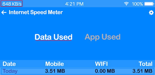 Internet Speed Meter Live-Wifi-Phone-Live Speed PC screenshot