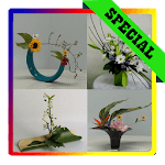 Japanese Ikebana Floral design icon
