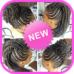 African braids - african hairstyle for woman icon