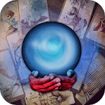 Crystal Ball Real Fortune Teller –Tarot card icon