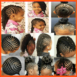 Braids Hairstyles For Black Child icon