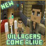 Villagers Come Alive Mod for MCPE icon