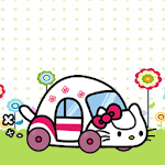 Cute Hello Car Kitty Nice Day icon