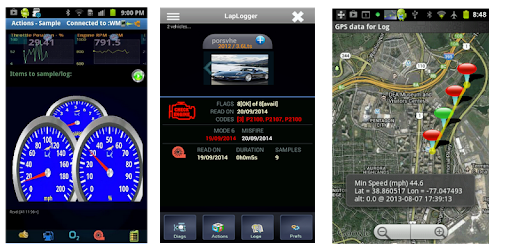 LapLogger Lite OBD Scanner PC screenshot