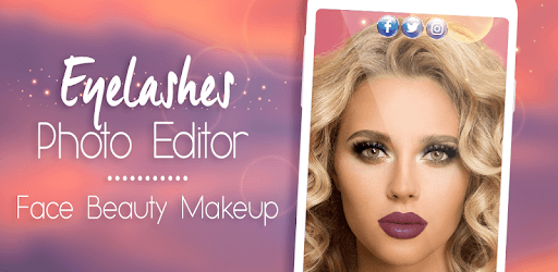 Eyelashes Photo Editor - Face Beauty Makeup PC screenshot