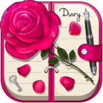My Secret Rose Diary Theme icon