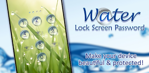 Water Lock Screen Password PC screenshot