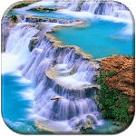 Great Waterfall Live Wallpaper icon
