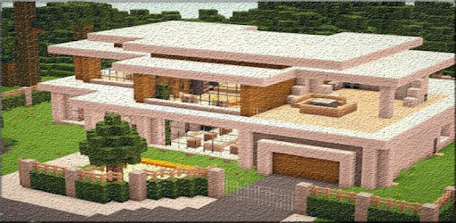 The idea of a modern home for minecraft PC screenshot The idea of a modern home for minecraft PC screenshot