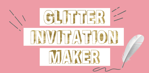 Glitter Invitation Maker PC screenshot