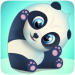 Pu - Cute giant panda bear, baby pet care game icon